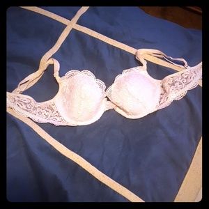 Warner's Estilo White Lace Bra 34C